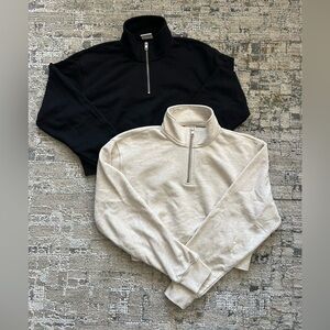 Aritzia TNA Quarter-Zip Sweatshirts